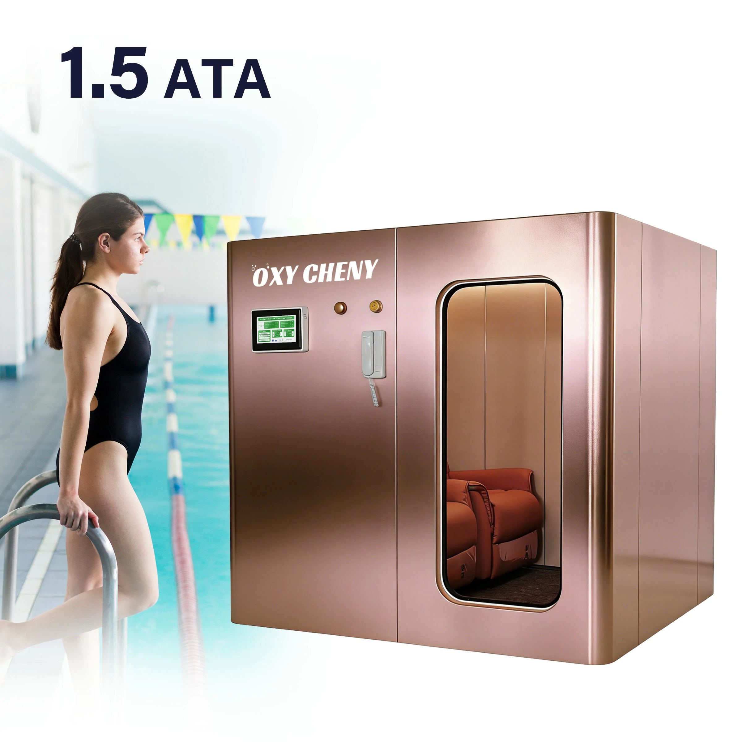 Premium Dual-Seat Hard-Shell Hyperbaric Chamber-CY7