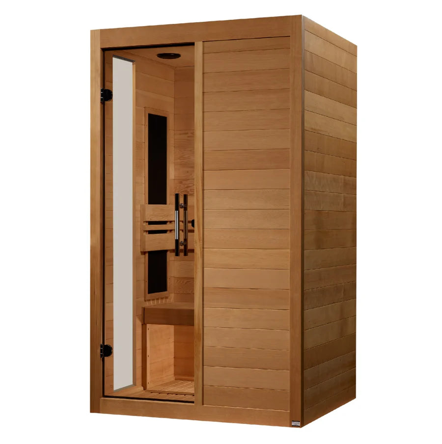 Dynamic 1–2 Person Low EMF Far Infrared Sauna — Removable Bench
