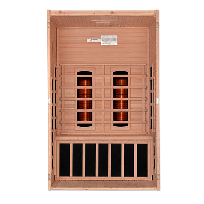 Dynamic “Santiago” 2-Person Full Spectrum IR Sauna