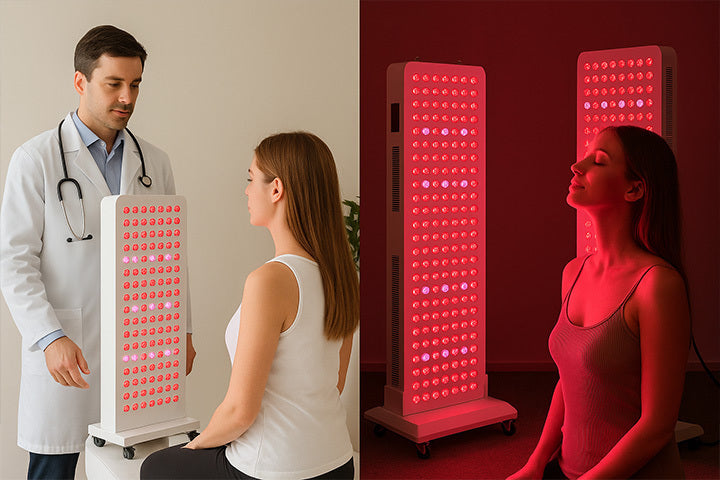 Floor Stand – Stable & Portable Base for Half-Body Red Light Therapy Panels