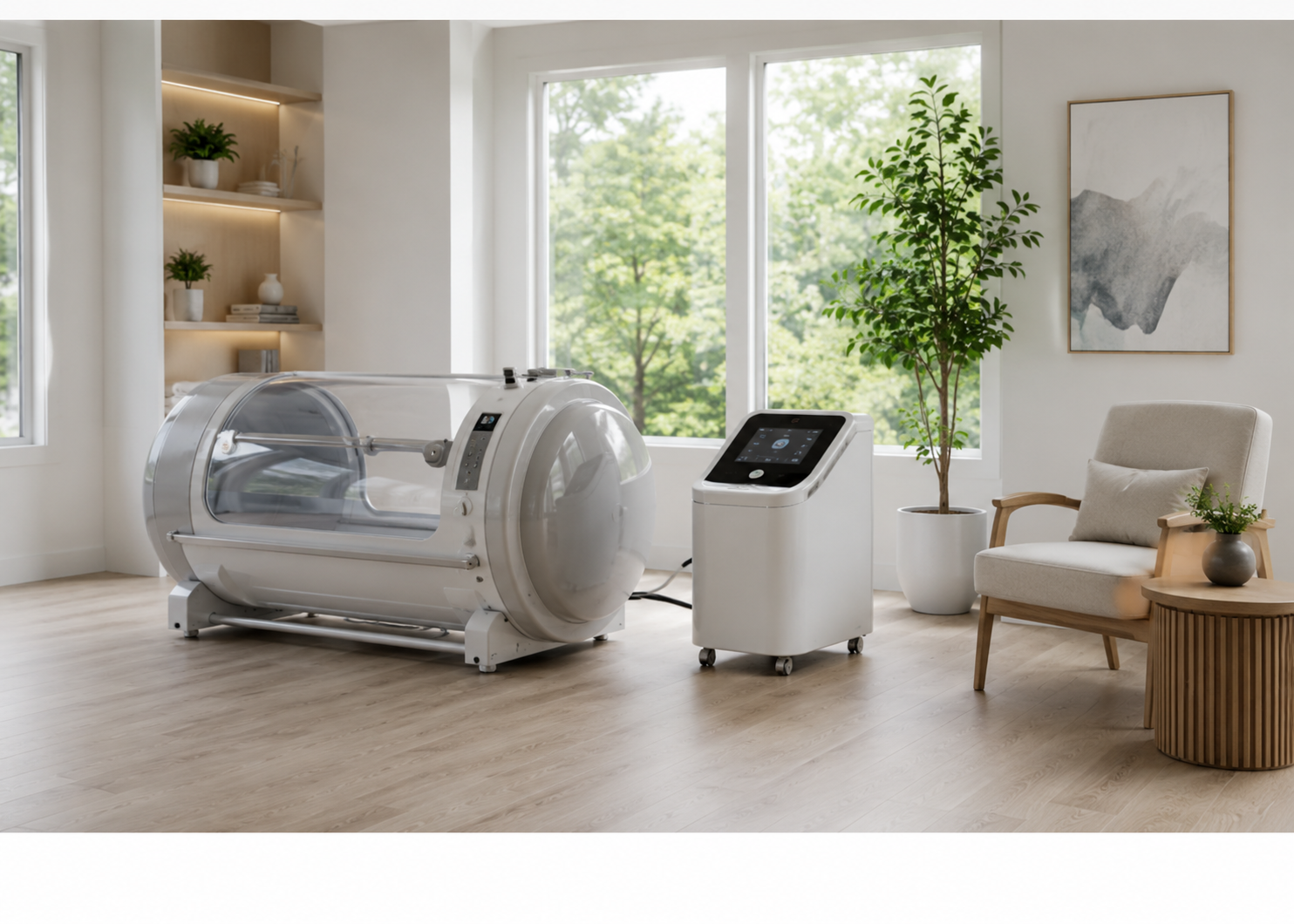Premium Wellari lifestyle space featuring modern body conditioning and relaxation environments
