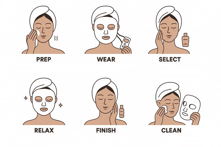 SC1028 Flexible 7-Color LED Therapy Mask