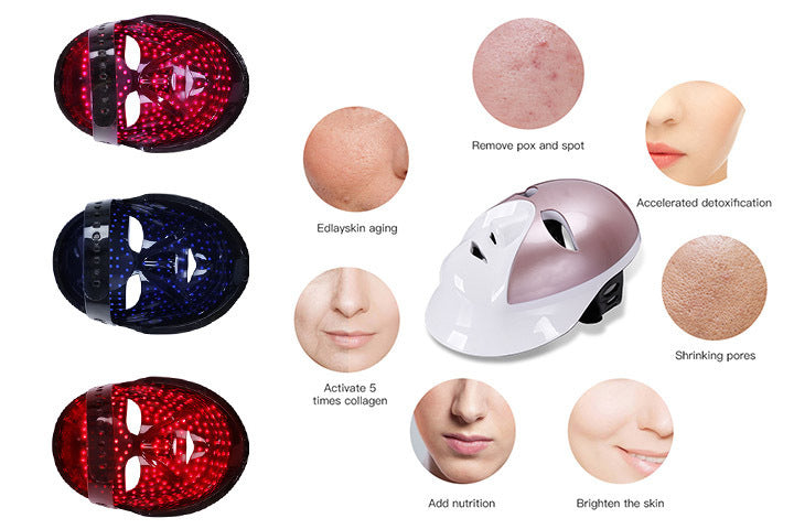 SD-008 High-Power Red &amp; Blue Light Therapy Mask