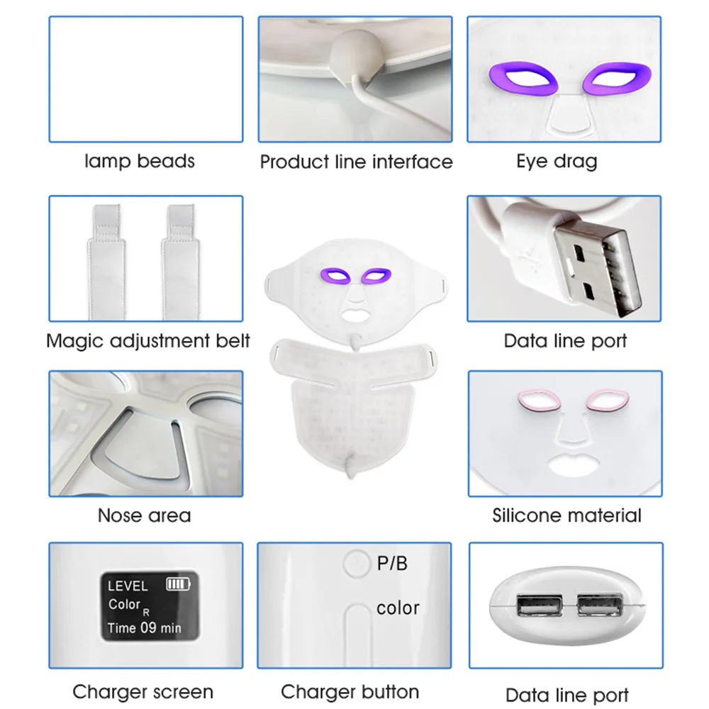 E49 Multi-Wavelength Light Therapy Mask