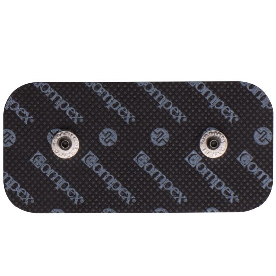 Compex Easy Snap Electrodes – 2" × 4" (5 Pack)