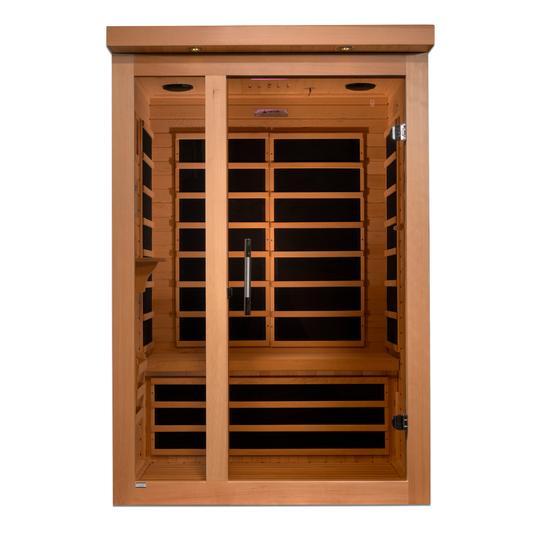 Dynamic "Llumeneres" FAR Infrared Sauna Ultra Low EMF with Hemlock Wood