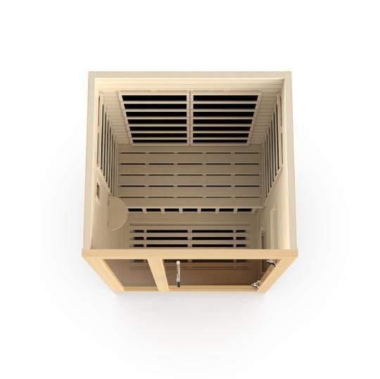 Dynamic "Llumeneres" FAR Infrared Sauna Ultra Low EMF with Hemlock Wood