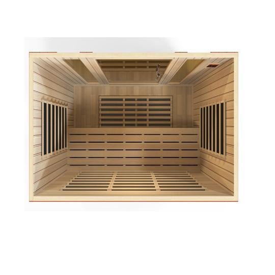 Dynamic "Bergamo Elite" Infrared Sauna Ultra Low EMF with Canadian Hemlock