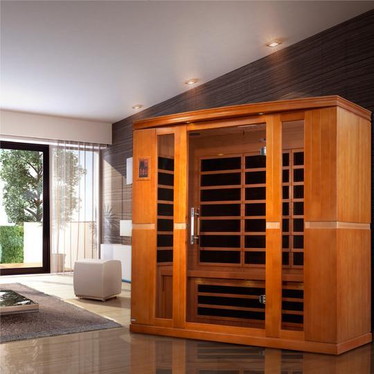 Dynamic "Bergamo Elite" Infrared Sauna Ultra Low EMF with Canadian Hemlock