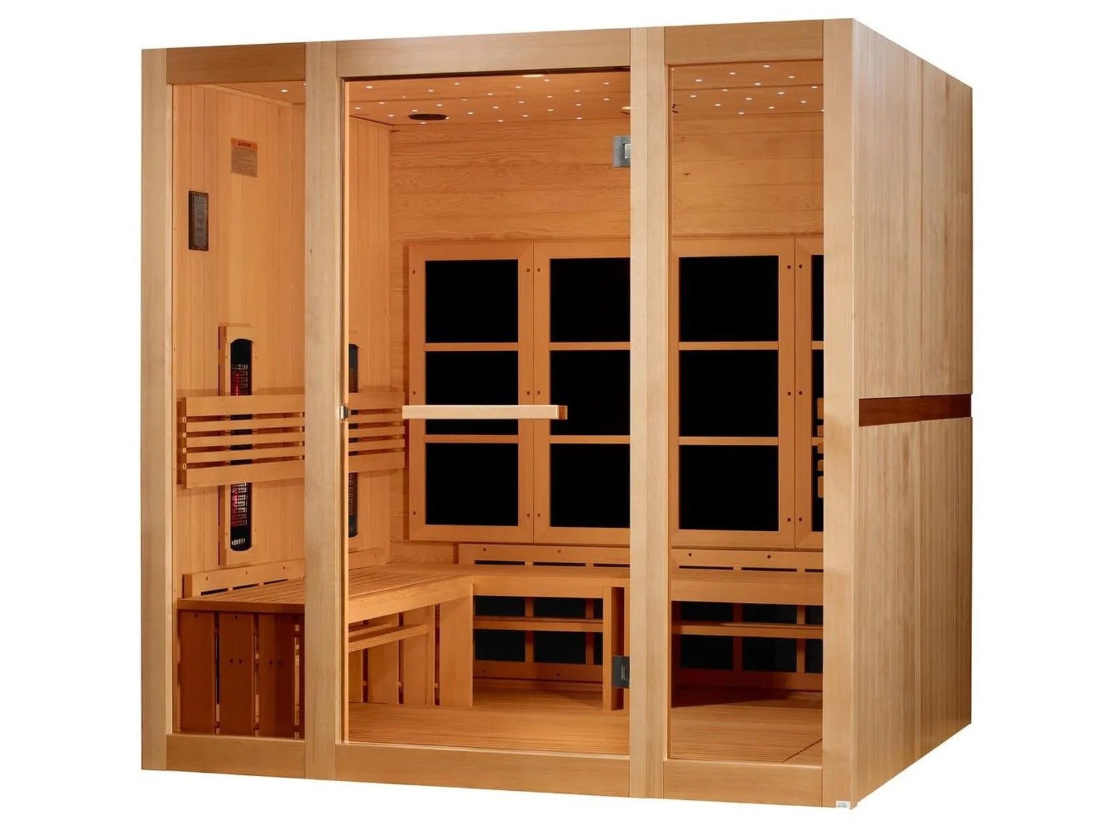 8 Person Full Spectrum Near Zero EMF FAR IR Sauna (GDI-6880-03 FS) by Dynamic