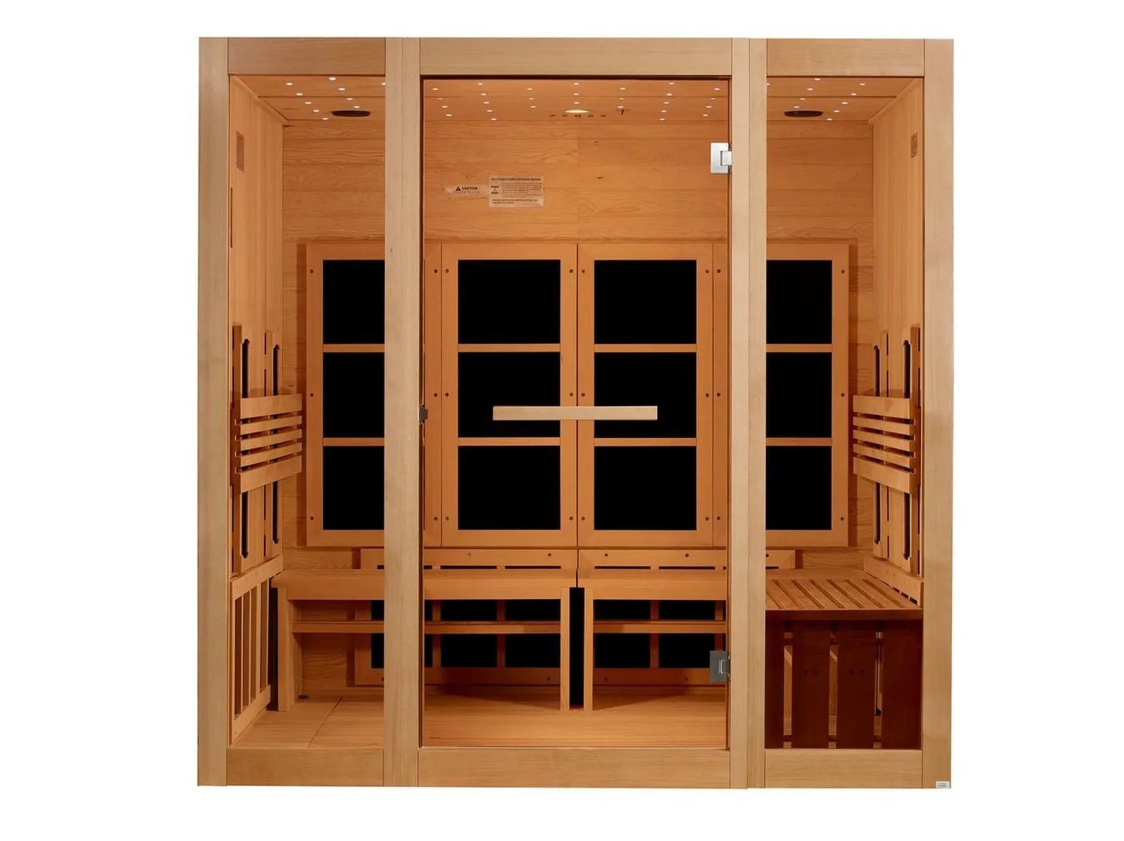 8 Person Full Spectrum Near Zero EMF FAR IR Sauna (GDI-6880-03 FS) by Dynamic