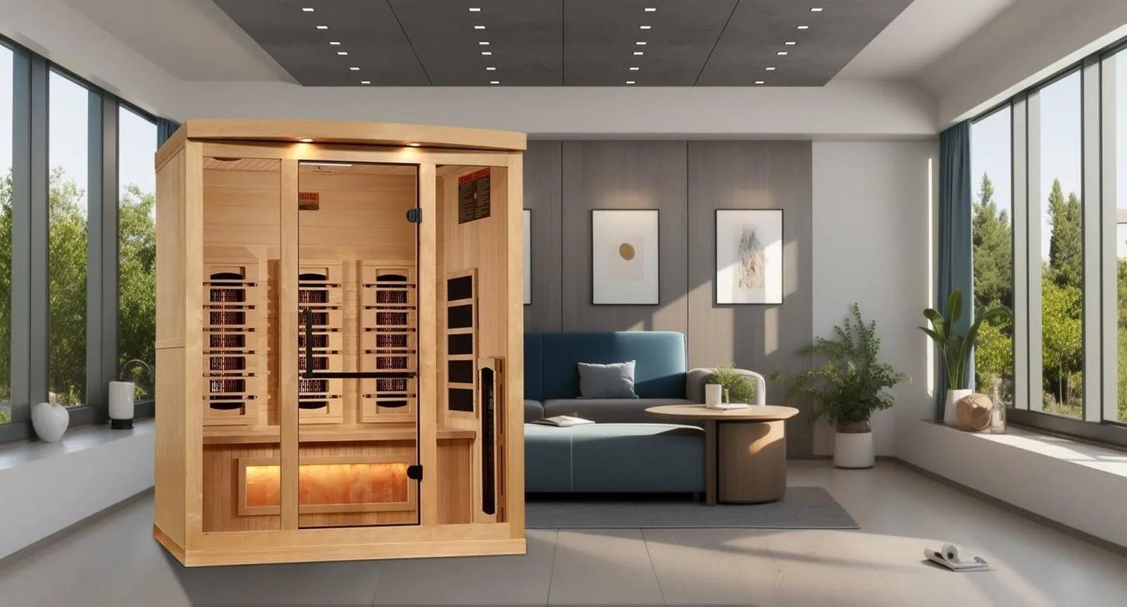 8000 Reserve 3-Person Full Spectrum Infrared Sauna by Dynamic