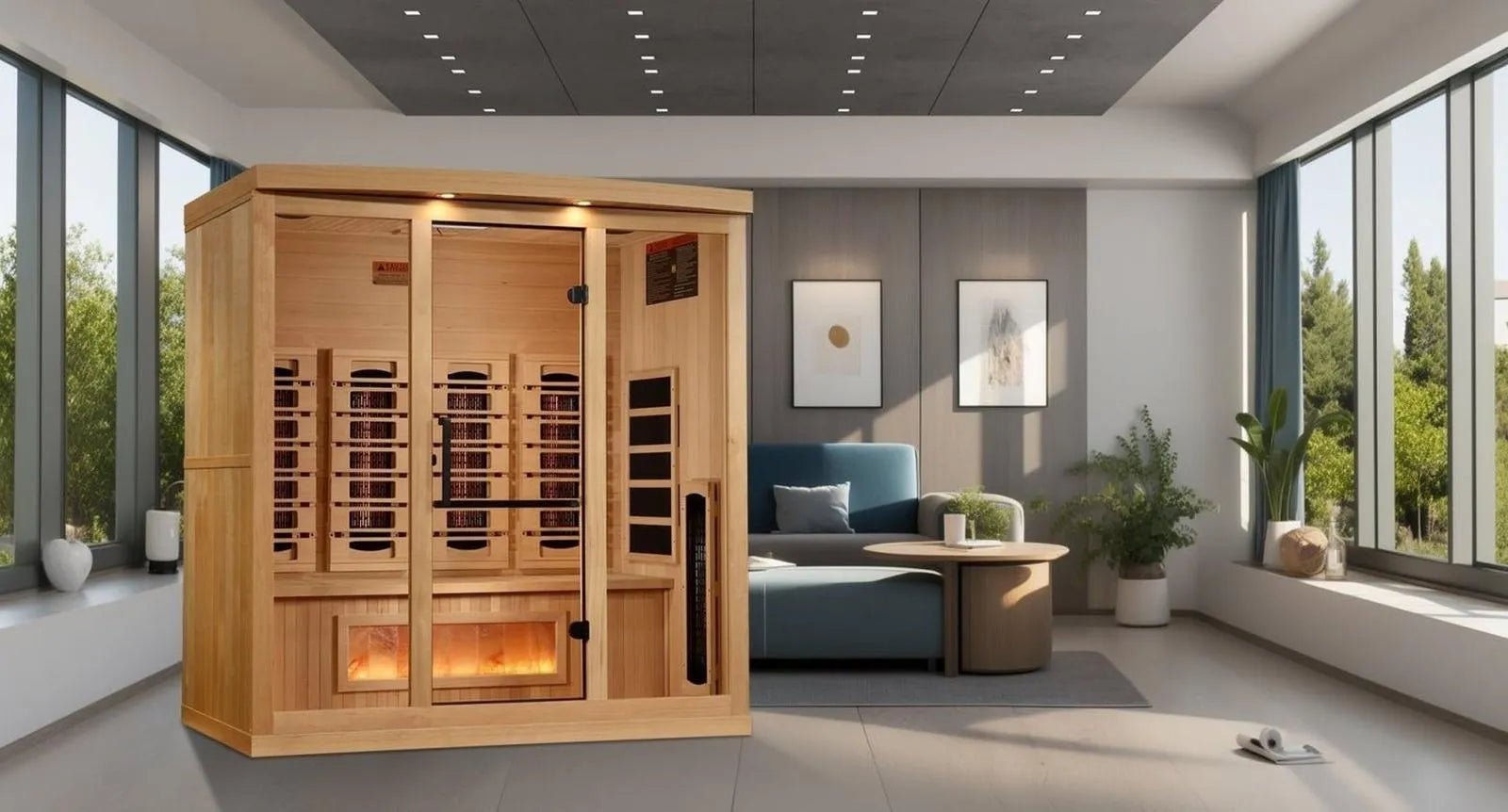 8000 Reserve 4-Person Full Spectrum Infrared Sauna by Dynamic