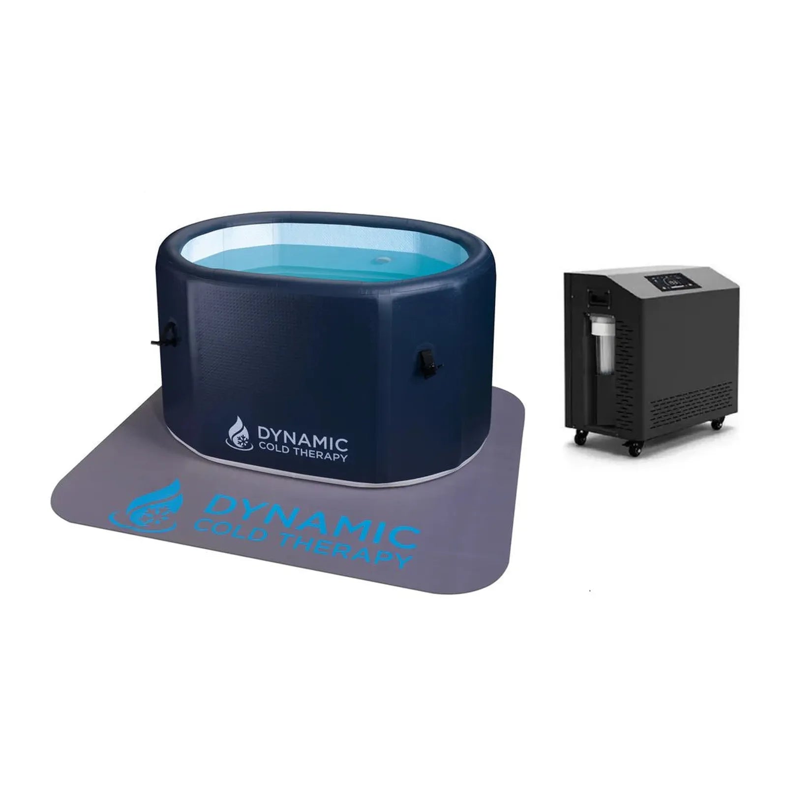Dynamic Inflatable Oval Portable Cold Plunge (XL) by Dynamic Cold Therapy