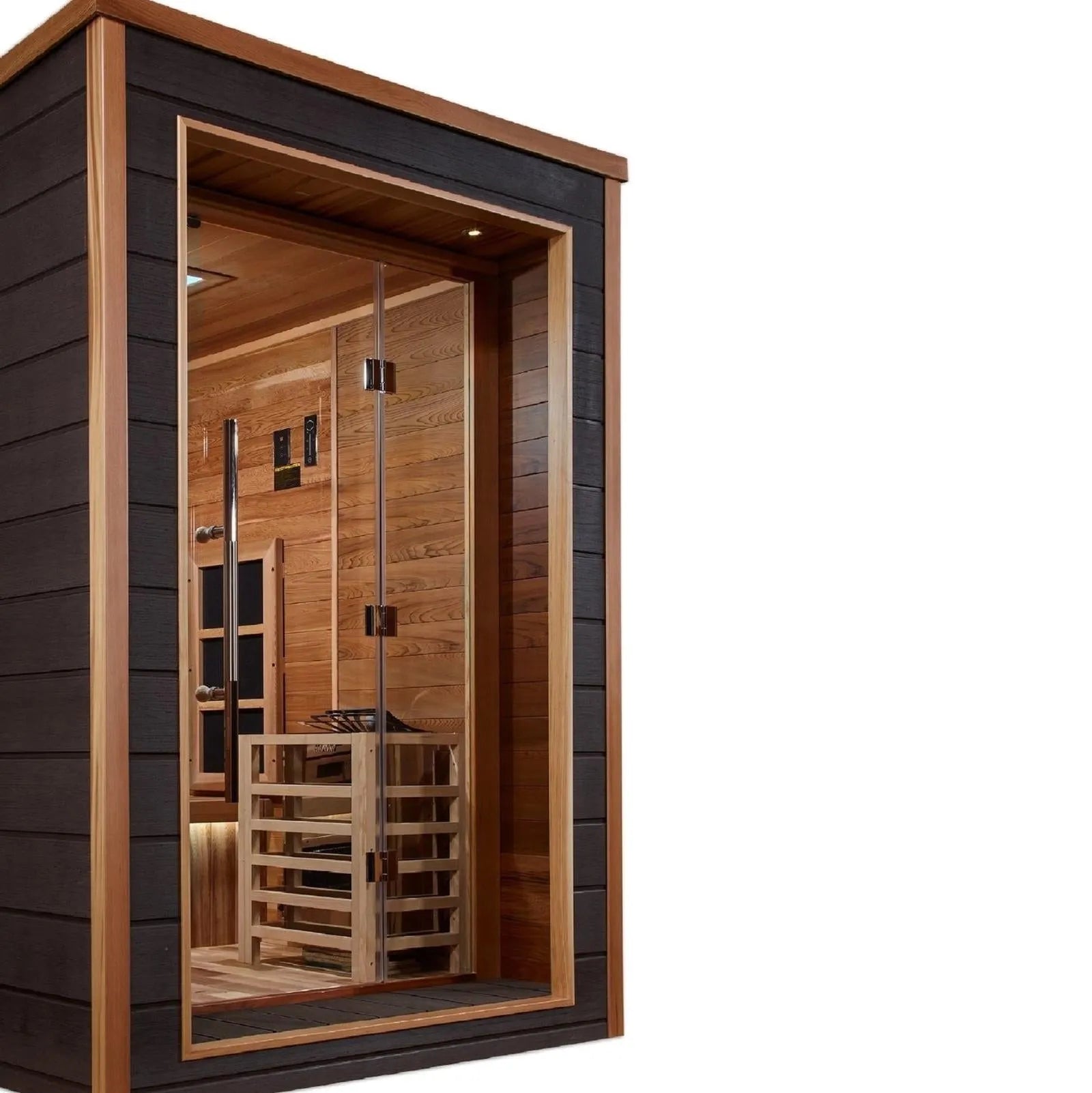 Karlstad 6-Person Hybrid Indoor/Outdoor Sauna by Dynamic