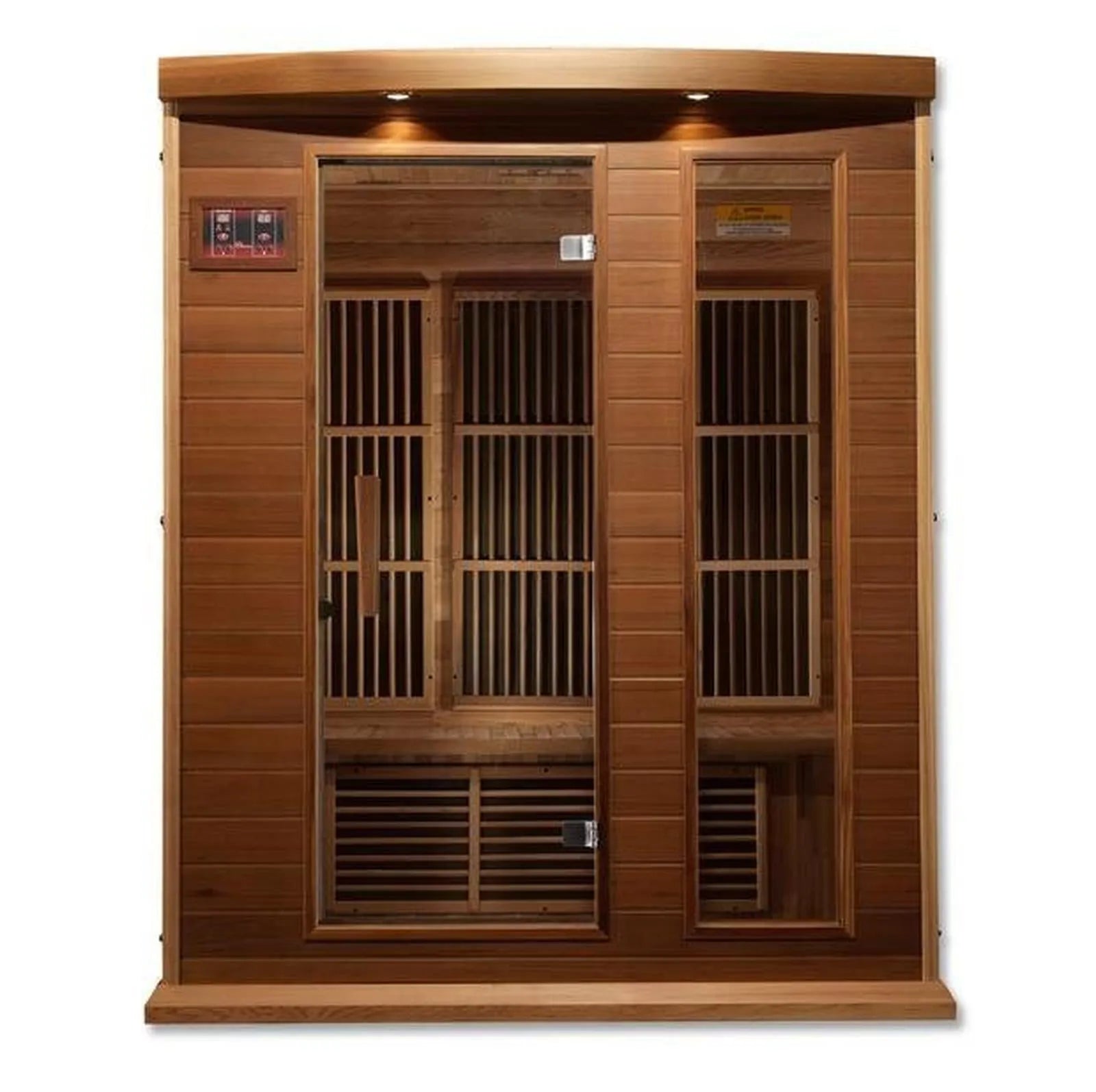 Maxxus 3-Person Near Zero EMF Red Cedar Infrared Sauna by Dynamic