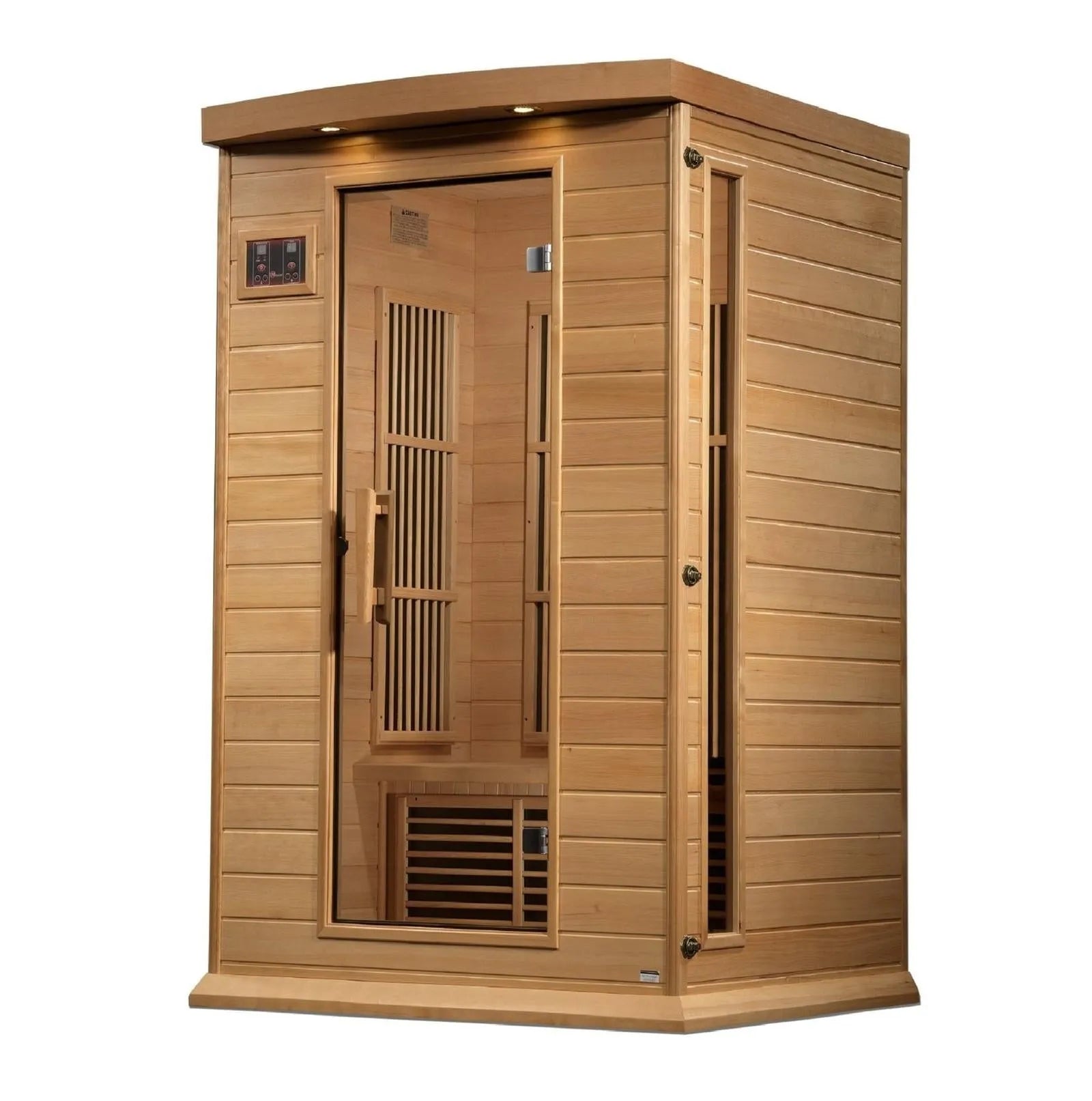 Maxxus FAR Infrared Sauna Near Zero EMF with Hemlock Wood by Dynamic