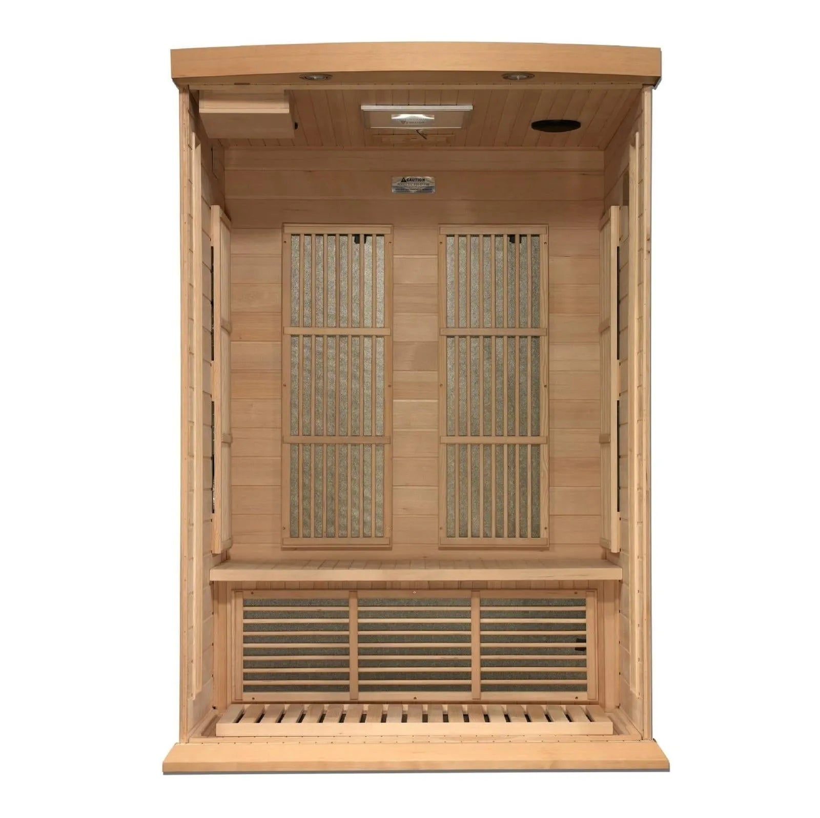 Maxxus FAR Infrared Sauna Near Zero EMF with Hemlock Wood by Dynamic