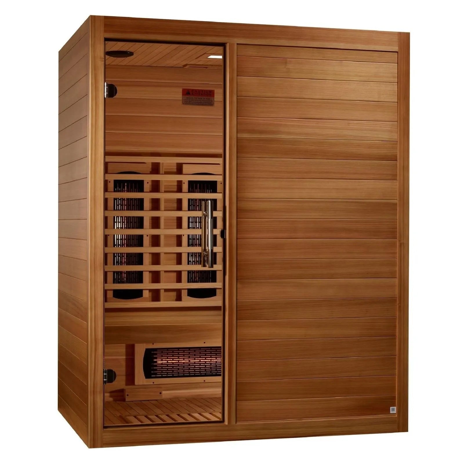 Maxxus S-Line Infrared Sauna Full Spectrum with Pacific Cedar by Dynamic