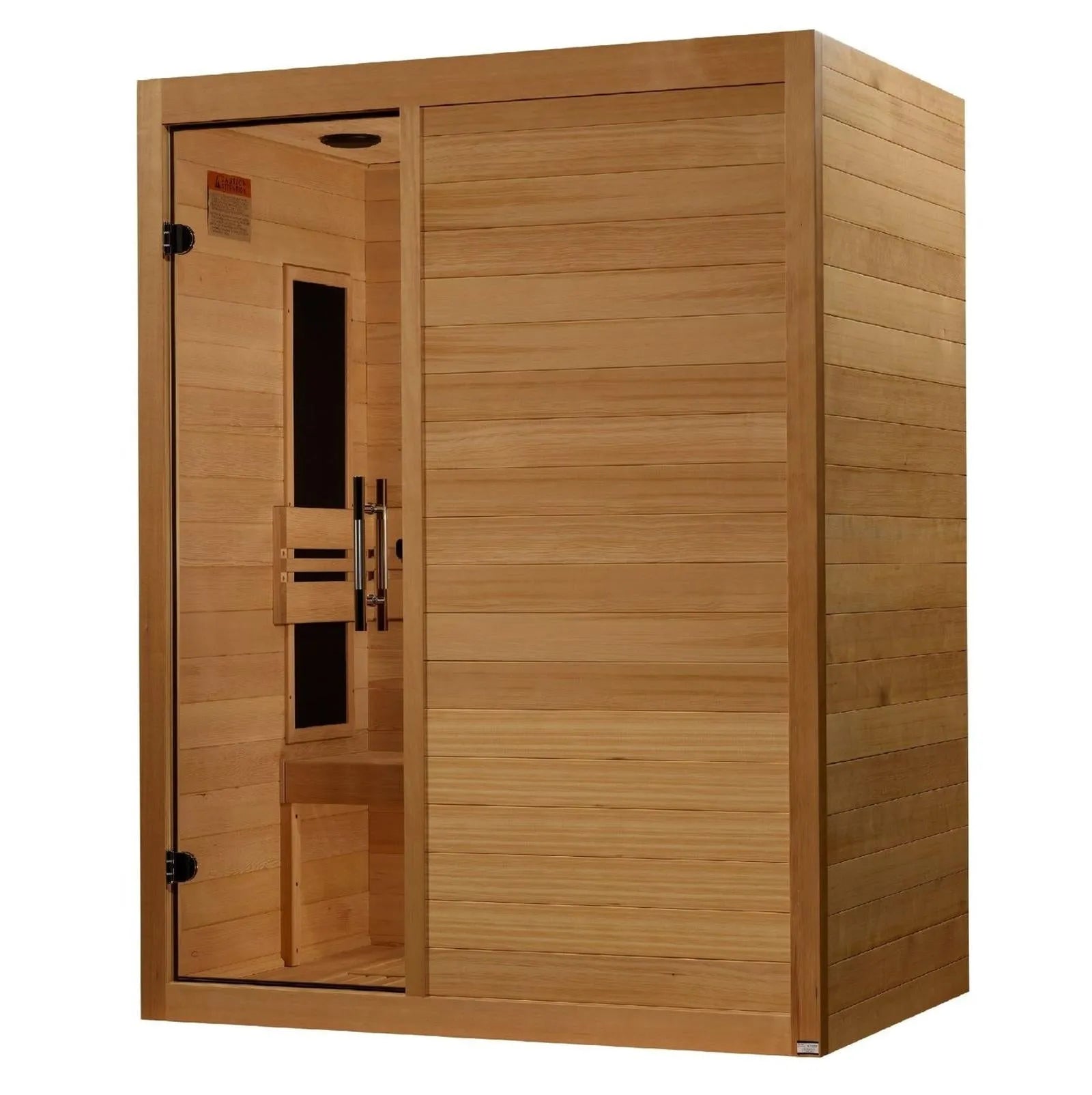 Maxxus S-Line Infrared Sauna Ultra Low EMF with Canadian Hemlock by Dynamic