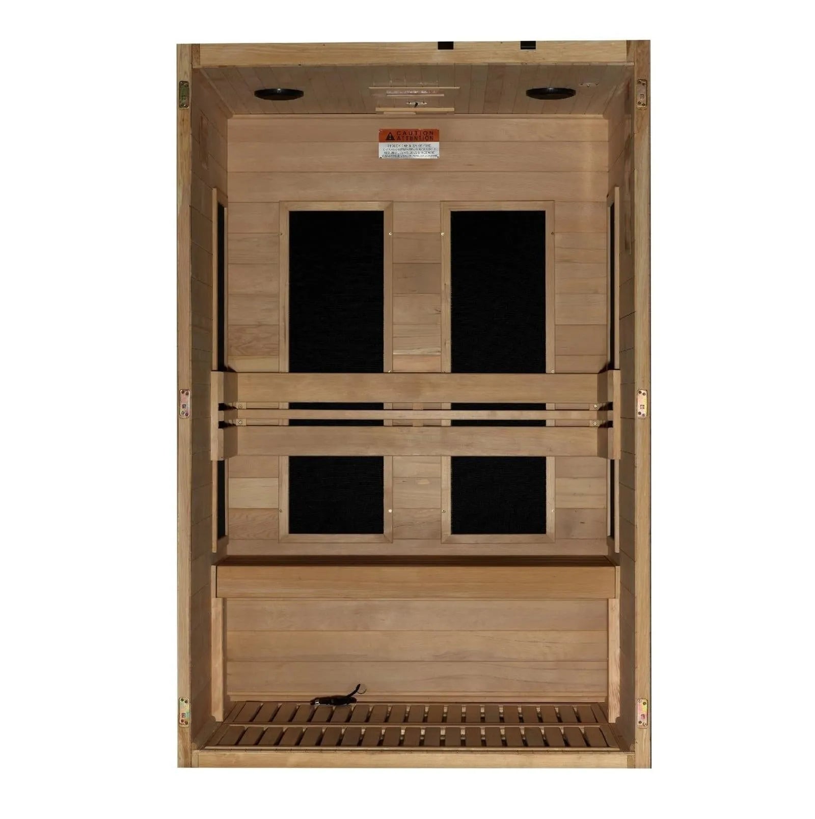 Maxxus S-Line Infrared Sauna Ultra Low EMF with Canadian Hemlock by Dynamic