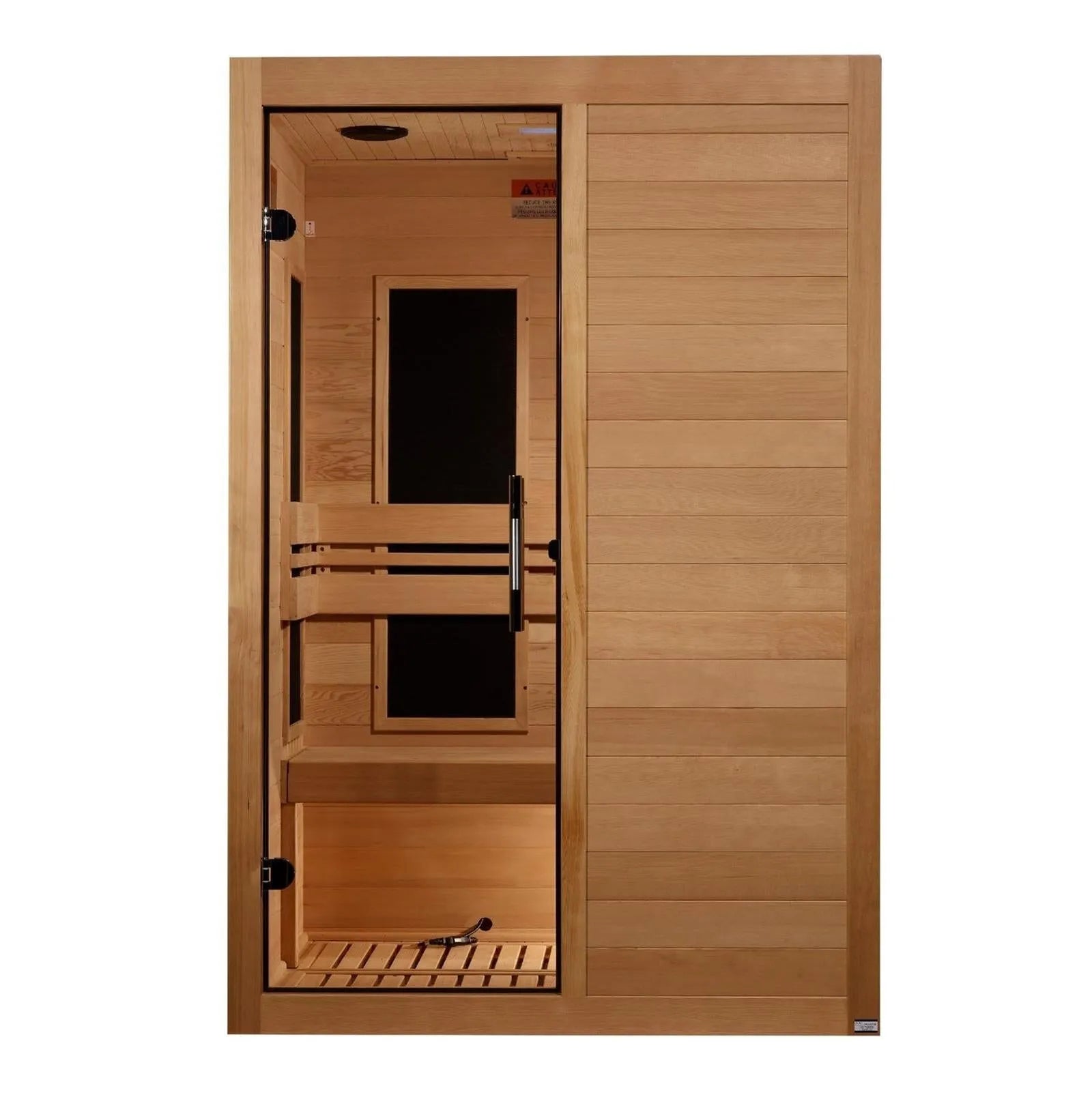 Maxxus S-Line Infrared Sauna Ultra Low EMF with Canadian Hemlock by Dynamic