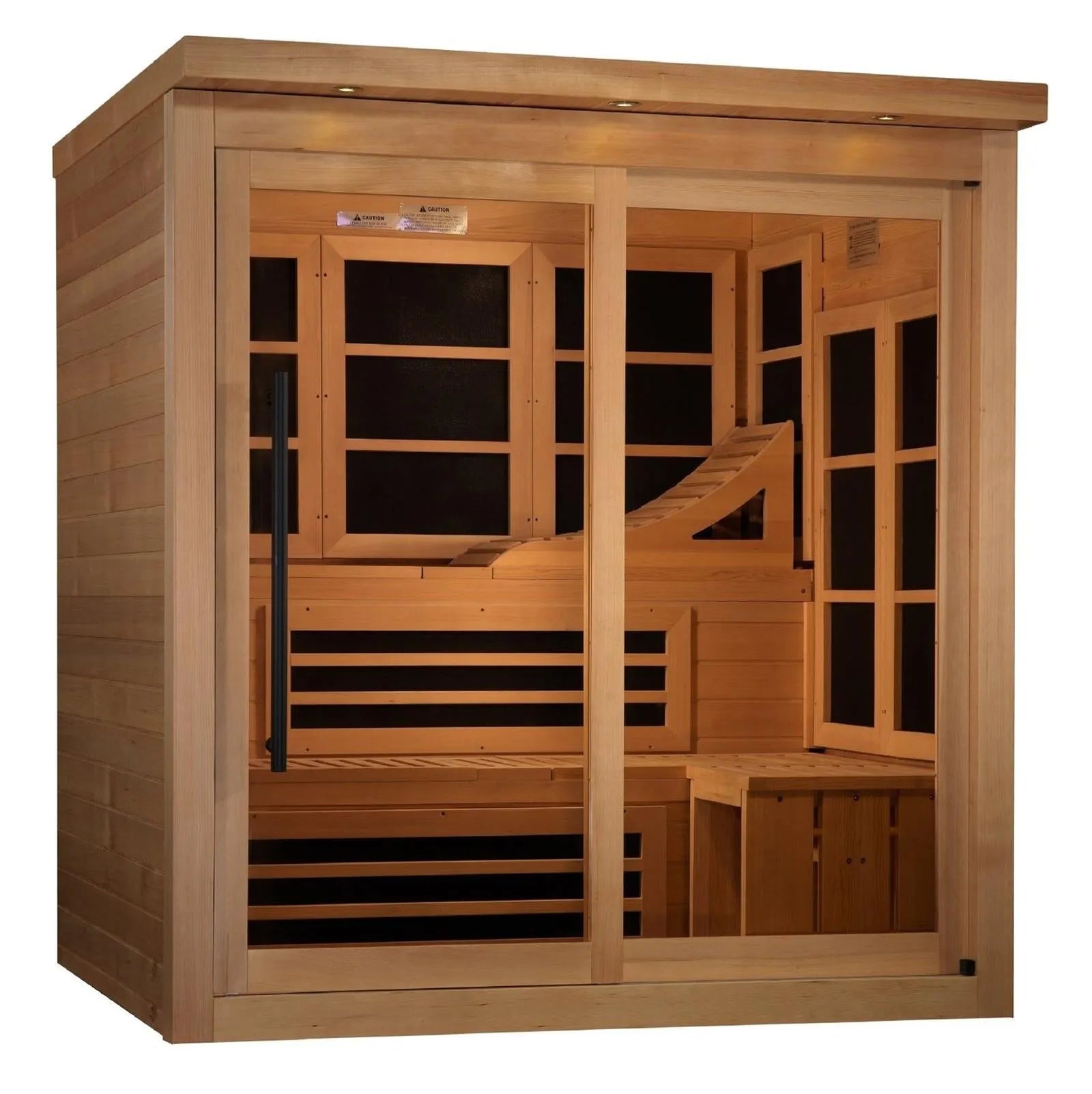 Monaco 6-Person Near Zero EMF Infrared Sauna by Dynamic