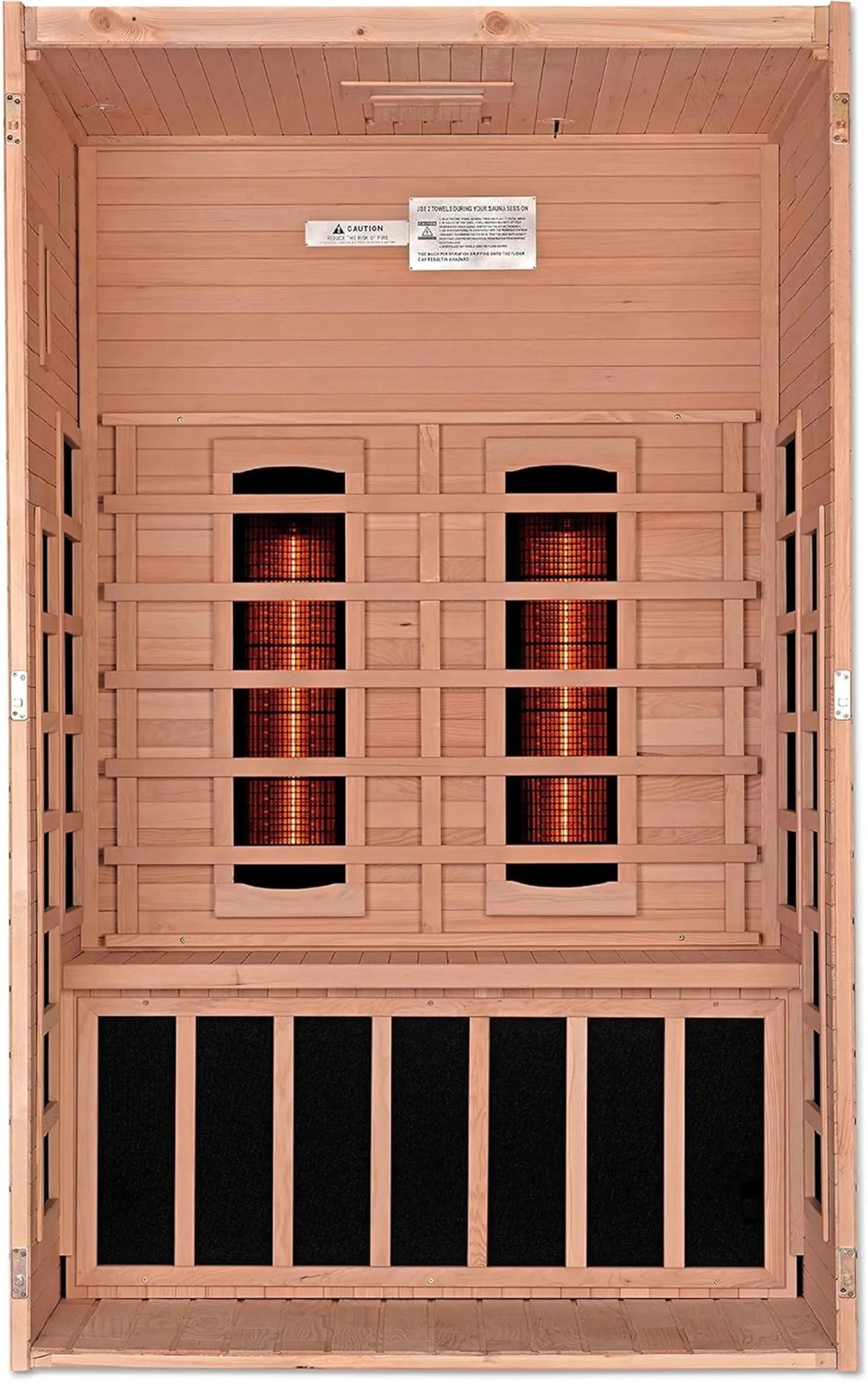 Santiago Elite 2-Person Ultra Low EMF FAR Infrared Sauna by Dynamic