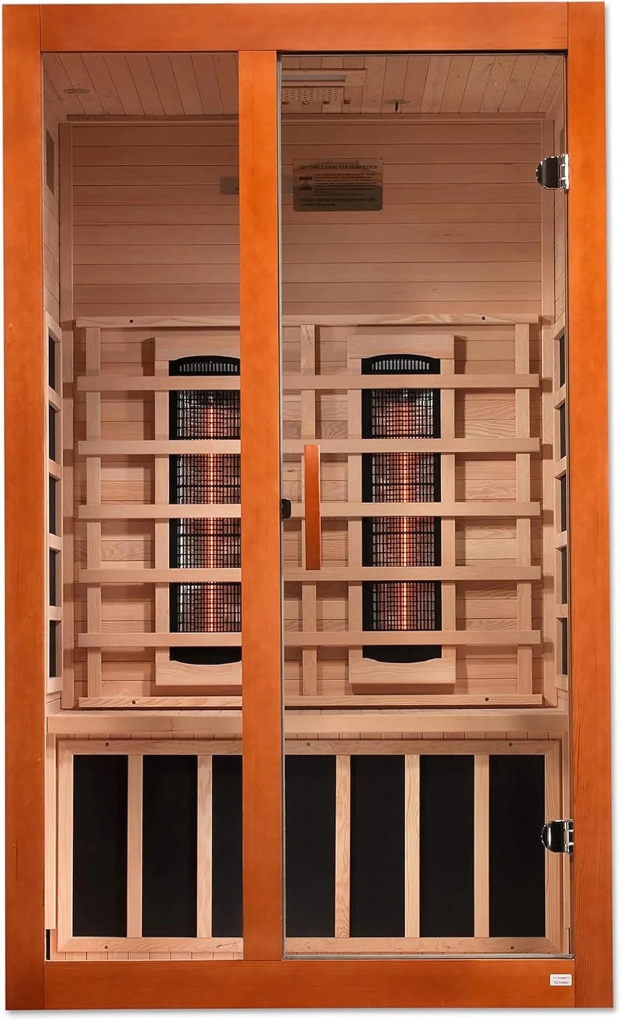 Santiago Elite 2-Person Ultra Low EMF FAR Infrared Sauna by Dynamic