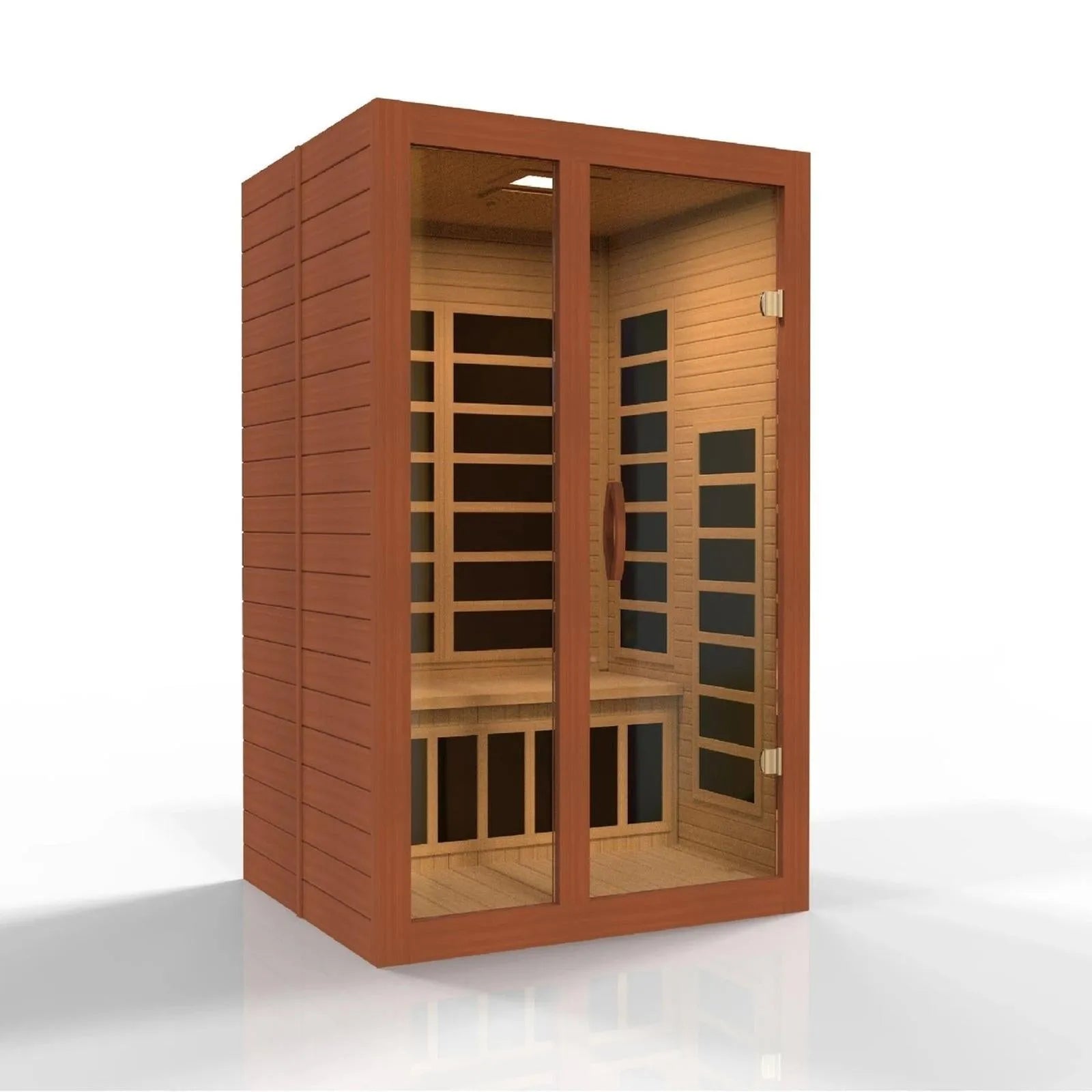 Santiago Elite 2-Person Ultra Low EMF FAR Infrared Sauna by Dynamic