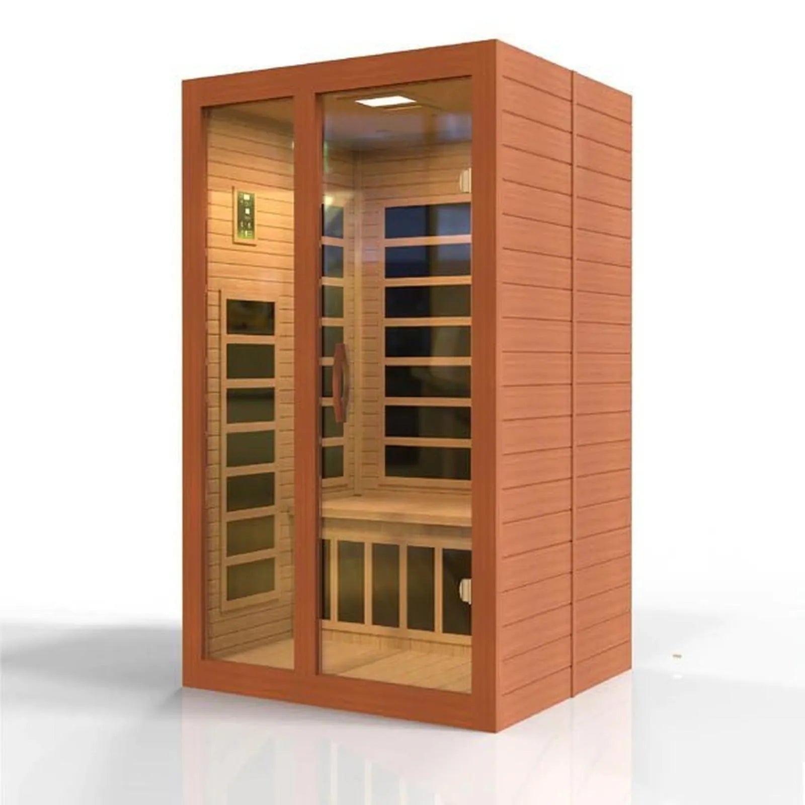 Santiago Elite 2-Person Ultra Low EMF FAR Infrared Sauna by Dynamic