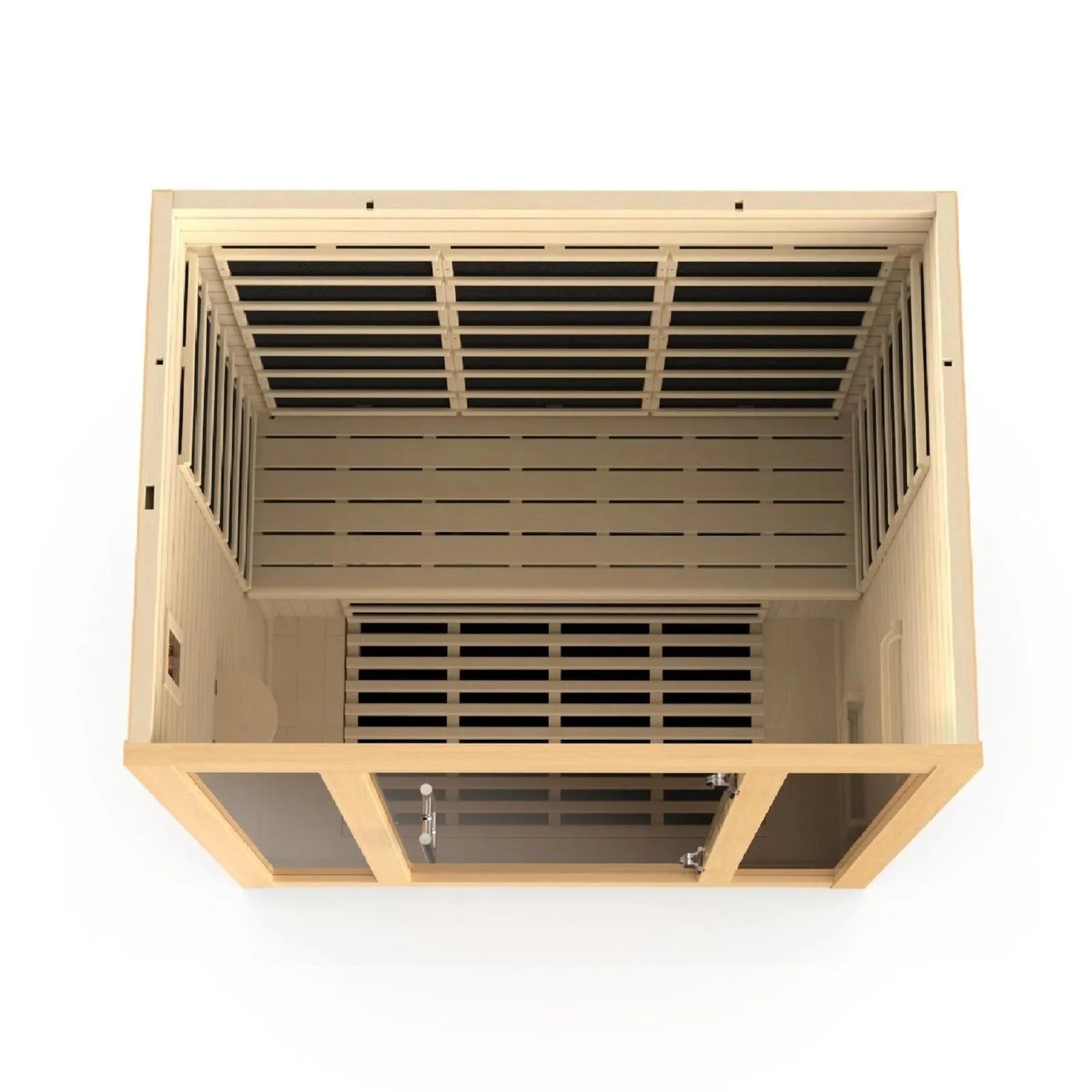 Vila 3-Person Ultra Low EMF FAR Infrared Sauna by Dynamic