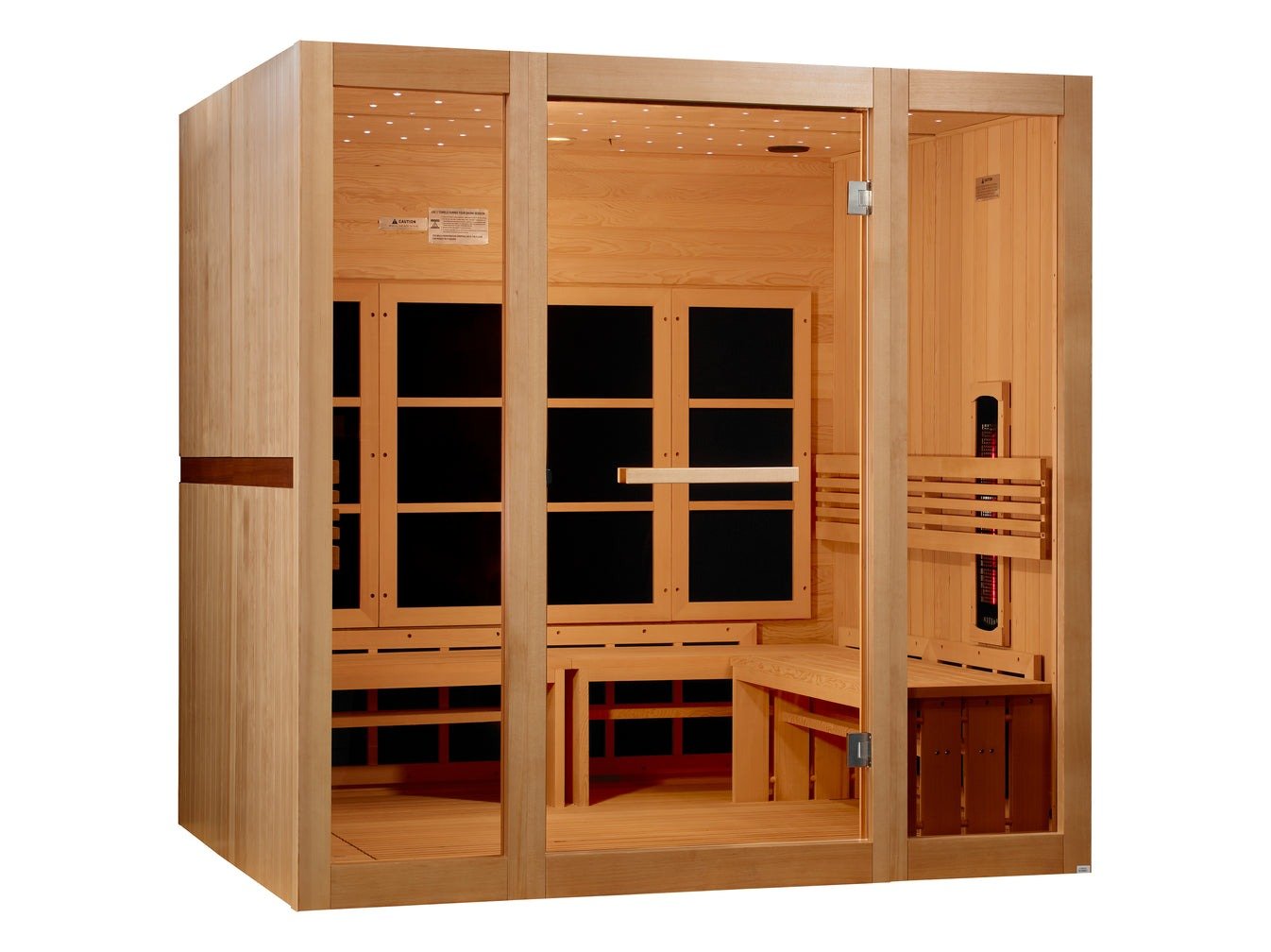 8 Person Full Spectrum Near Zero EMF FAR IR Sauna (GDI-6880-03 FS)