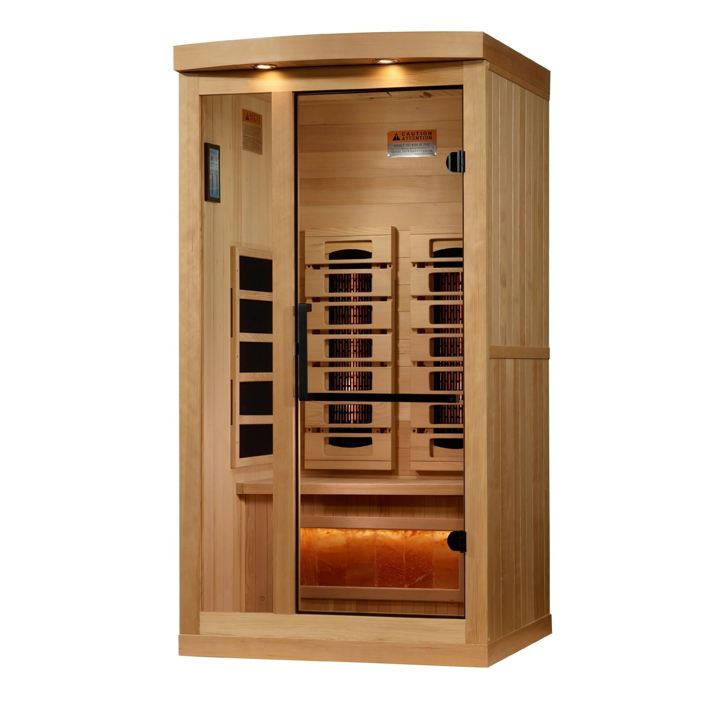 Golden Designs Reserve Edition Full Spectrum Infrared Sauna with Himalayan Salt Bar
