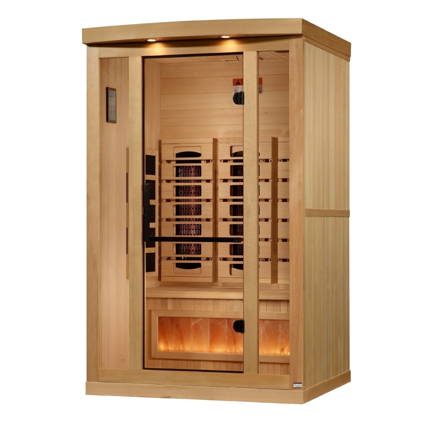 Golden Designs 8000 Reserve Series Full Spectrum Infrared Sauna with Himalayan Salt Bar