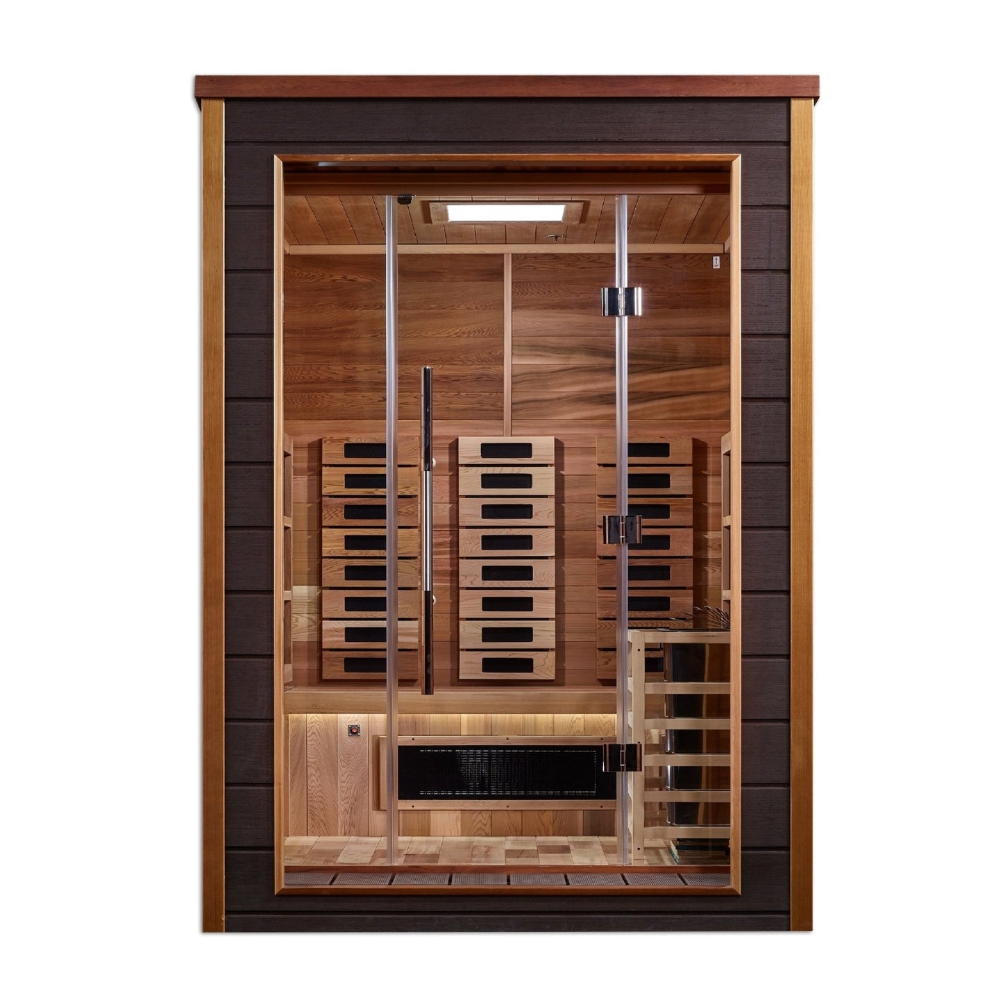 Nora 2-Person Hybrid Indoor/Outdoor Sauna