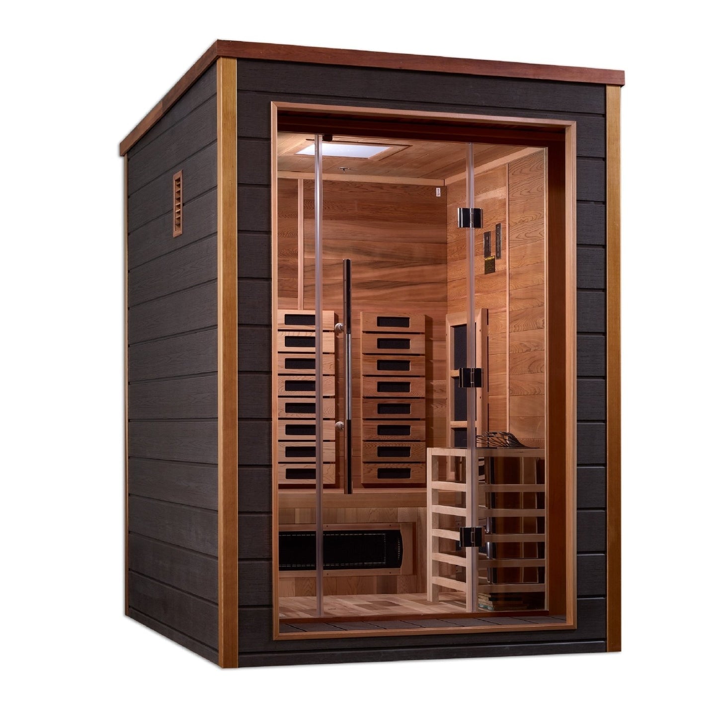Nora 2-Person Hybrid Indoor/Outdoor Sauna