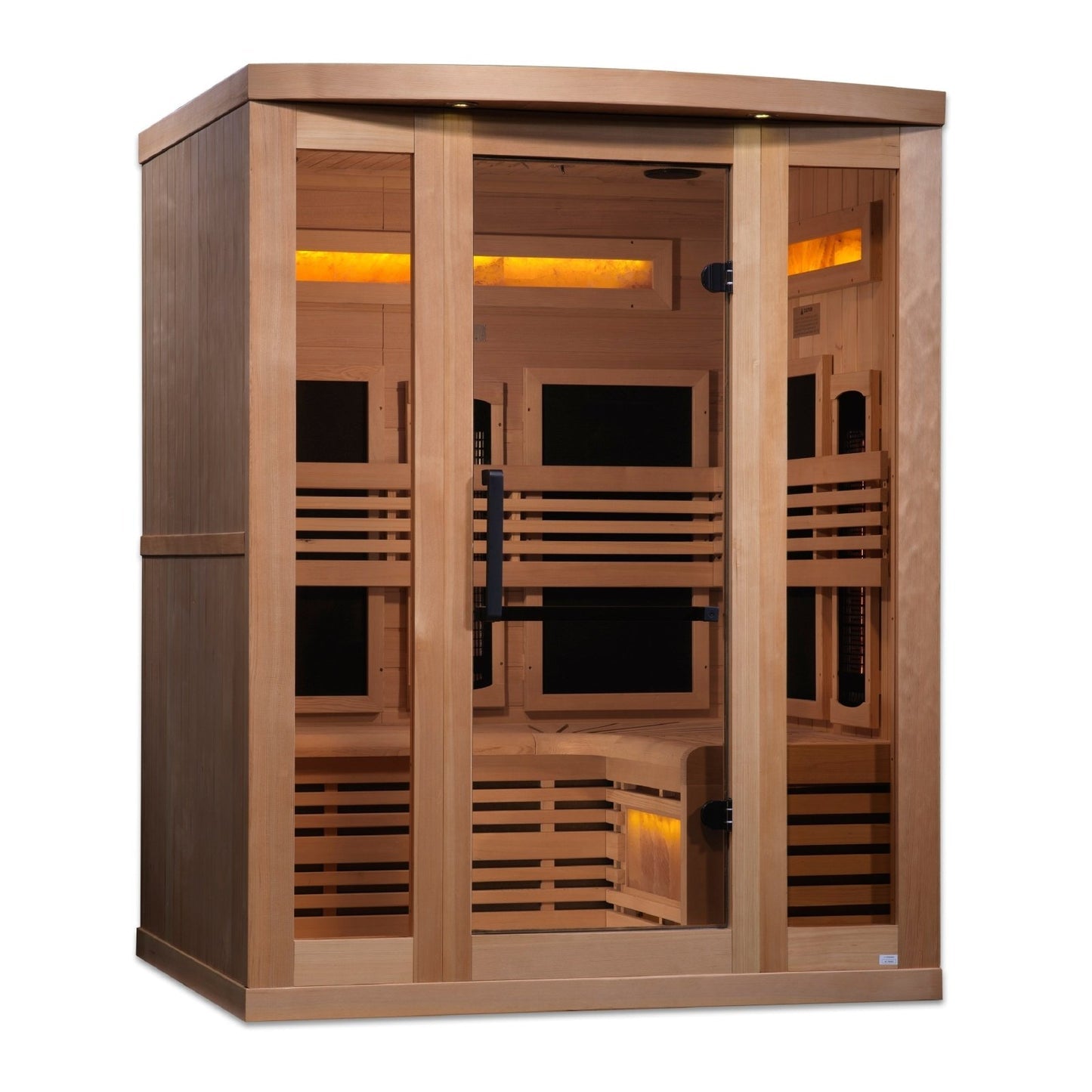 8000 Reserve Series PureTech™ Full Spectrum Infrared Sauna Near Zero EMF with Himalayan Salt Bar