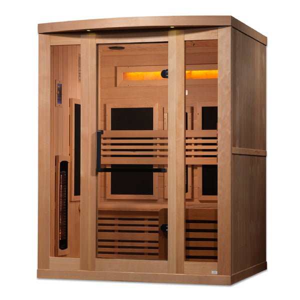 8000 Reserve Series PureTech™ Full Spectrum Infrared Sauna Near Zero EMF with Himalayan Salt Bar