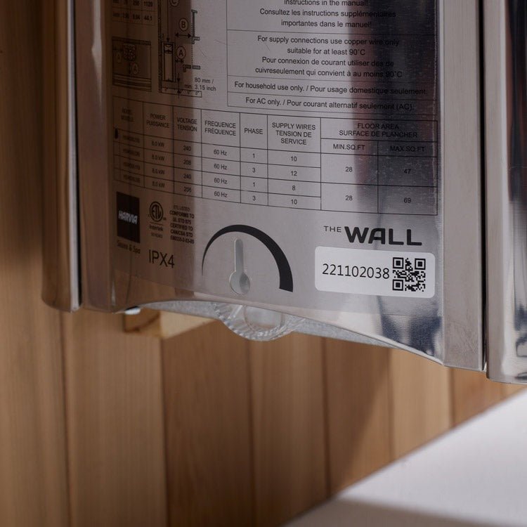 "Soria" Hybrid Sauna Infrared & Traditional Steam with Himalayan Salt Bar & Canadian Hemlock wood