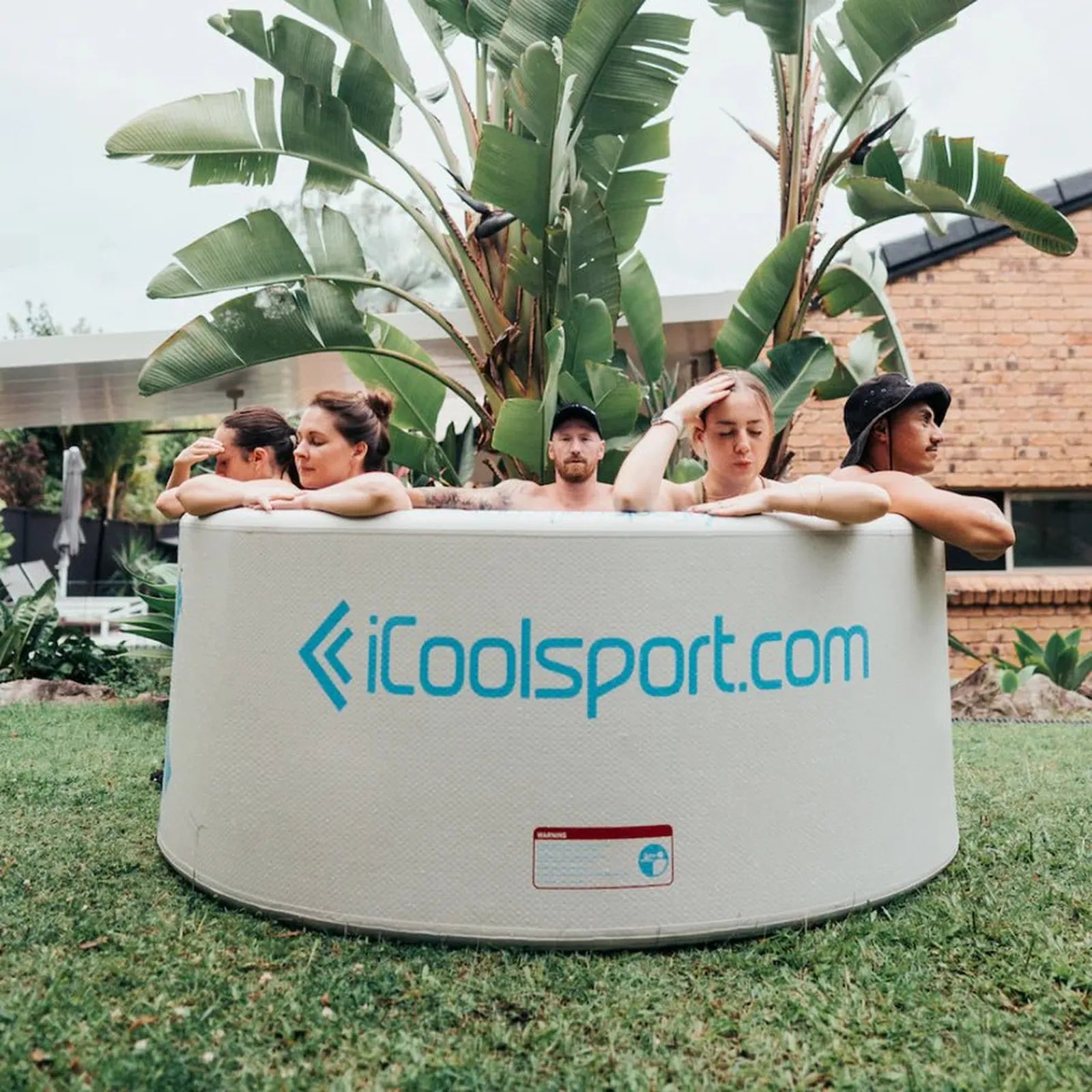 IceTeam 6-Person Portable Folding Ice Bath by iCoolsport