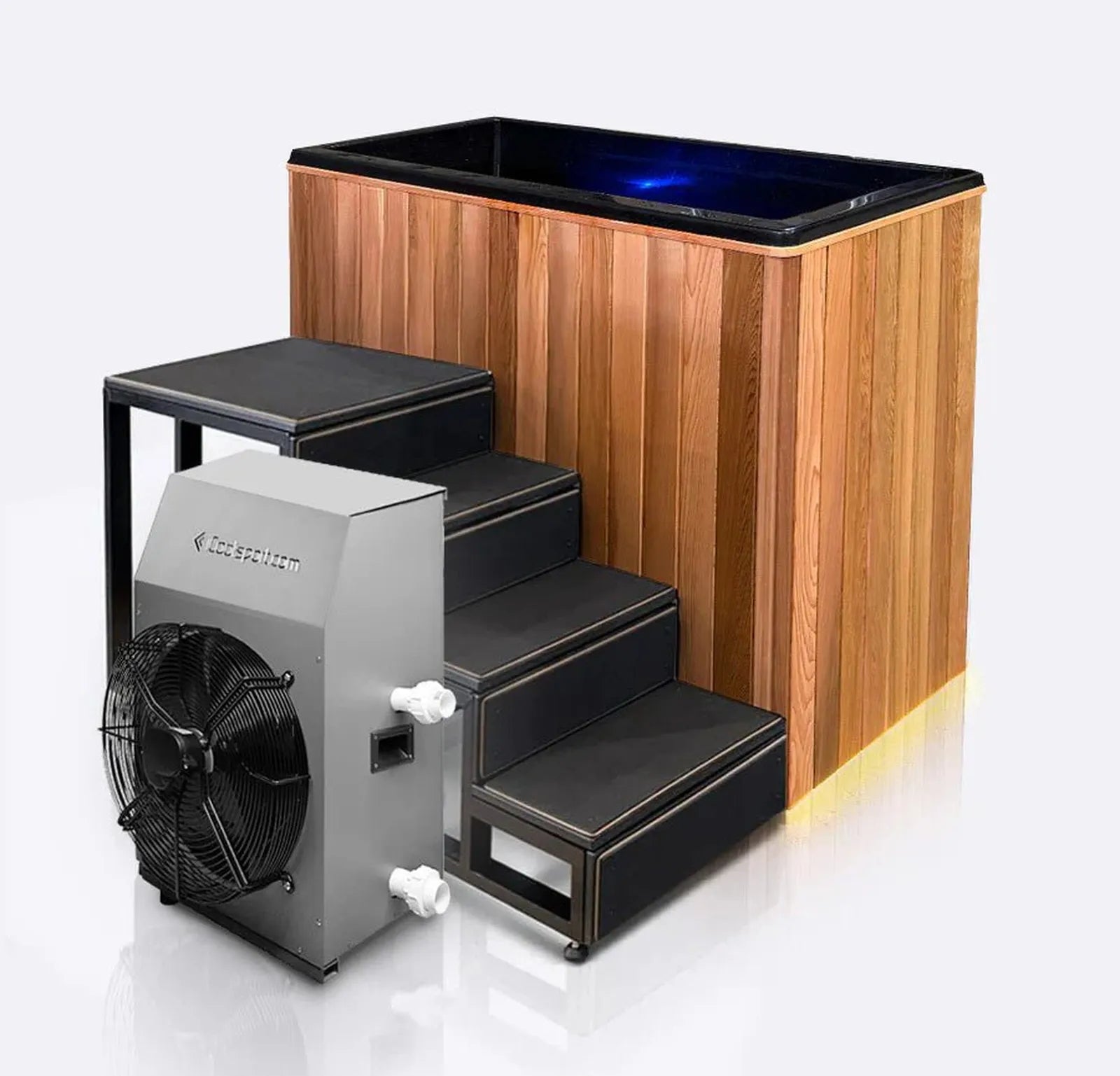 MiPod Pro CEDA | Natural Cedar Cold Plunge by iCoolsport