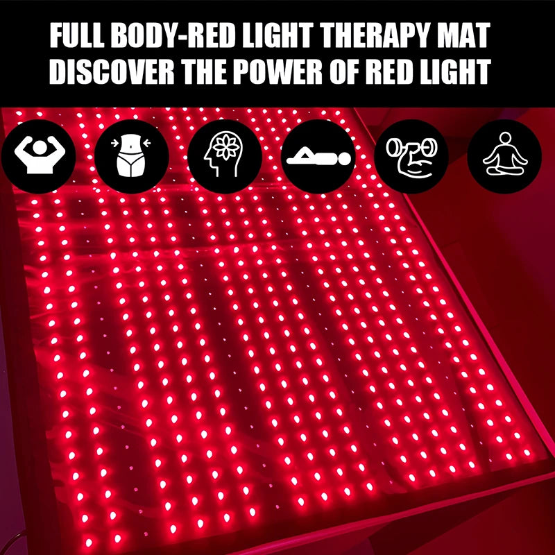 SNP1200 Red Light Therapy Full-Body Mat