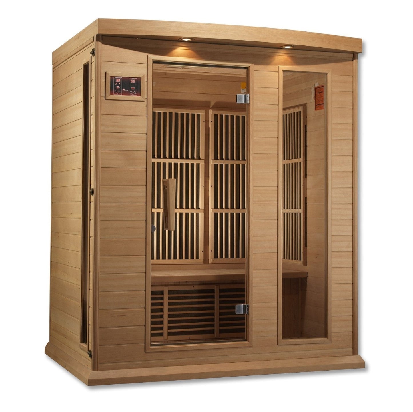 Maxxus FAR Infrared Sauna Near Zero EMF with Hemlock Wood