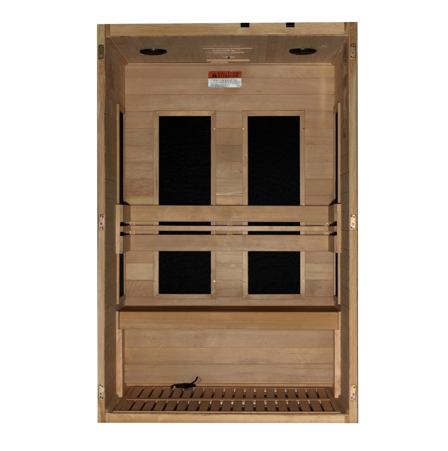 Maxxus S-Line Infrared Sauna Ultra Low EMF with Canadian Hemlock