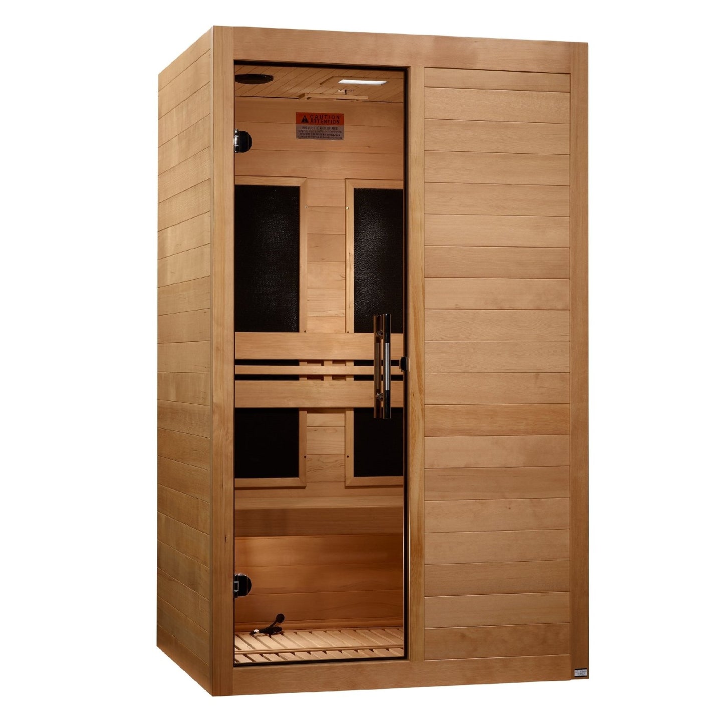 Maxxus S-Line Infrared Sauna Ultra Low EMF with Canadian Hemlock