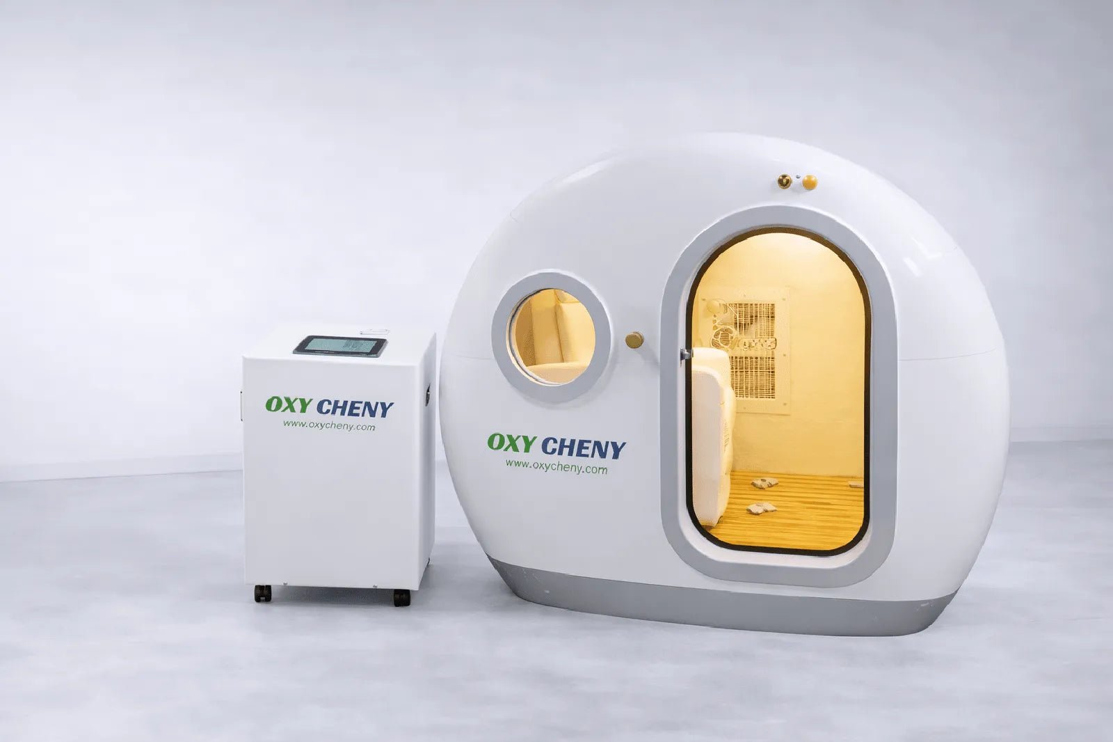 Arched Monoplace Hard Shell Hyperbaric Chamber-CY10 by OxyCheny