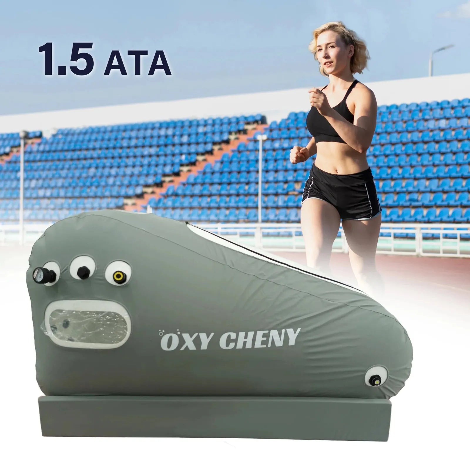 Sitting and Lying Portable Hyperbaric Chamber-CY12/CY11 by OxyCheny