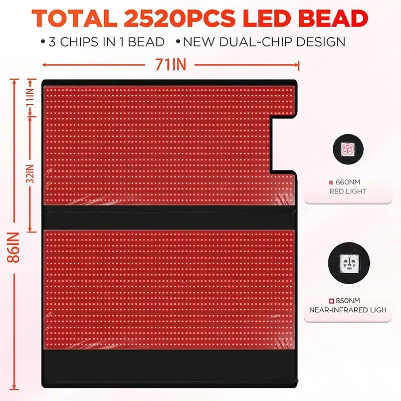 SNP2500 Red Light Therapy Sleeping Bag