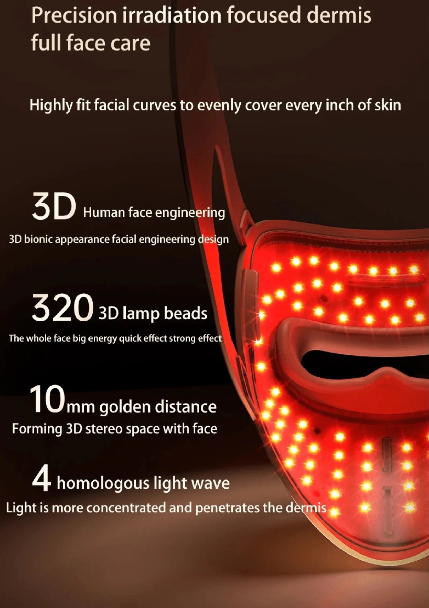 RLM-1 Liquid Infrared LED Face Mask by Red Luxe Light